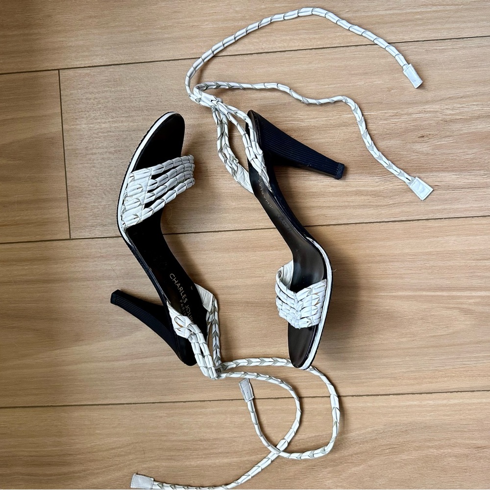 Vintage (circa 1970s) Charles Journdan Paris Leather Sandals NEW